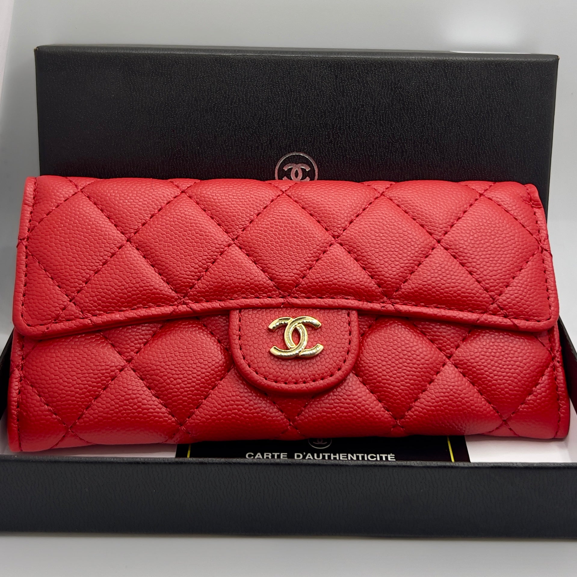 PORTE FEUILLE CHANEL ROUGE