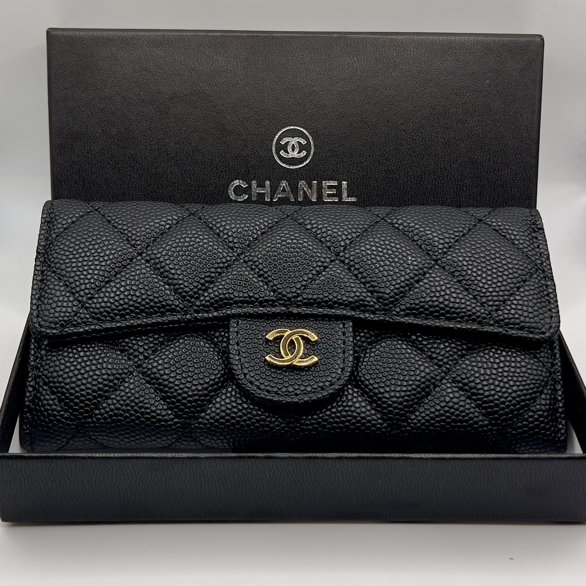 PORTE FEUILLE CHANEL NOIR