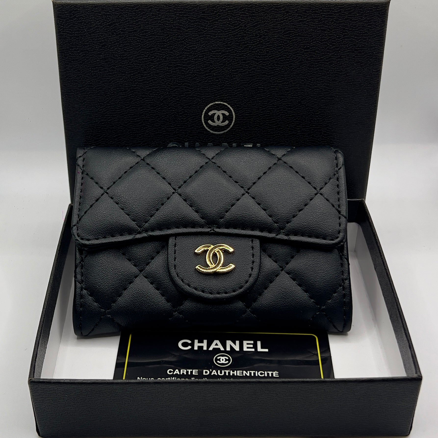 PORTEMONNAIE CHANEL NOIR