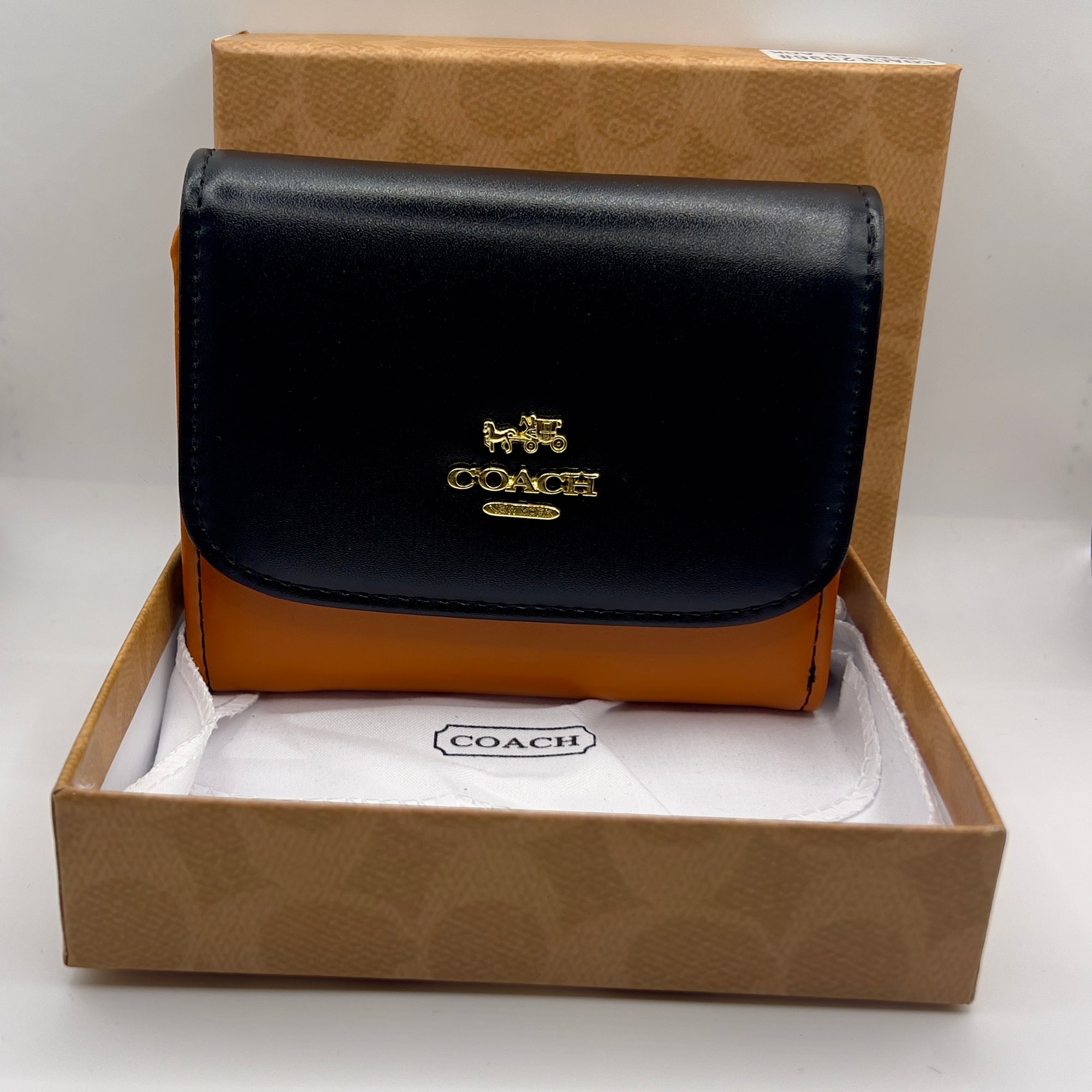 PORTEMONNAIE COACH NOIR